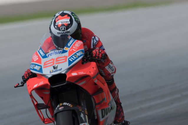 jorge Lorenzo nei test di Sepang / Getty