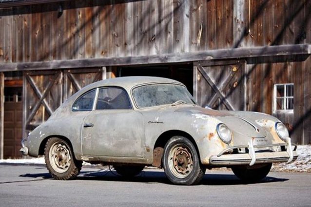 La Porsche 356 A 1500 GS Carrera Coupé del 1957 ritrovata in un fienile – Foto Gooding&Company