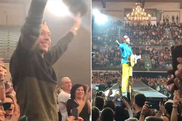 Valentino Rossi al concerto di Jovanotti a RImini / Instagram