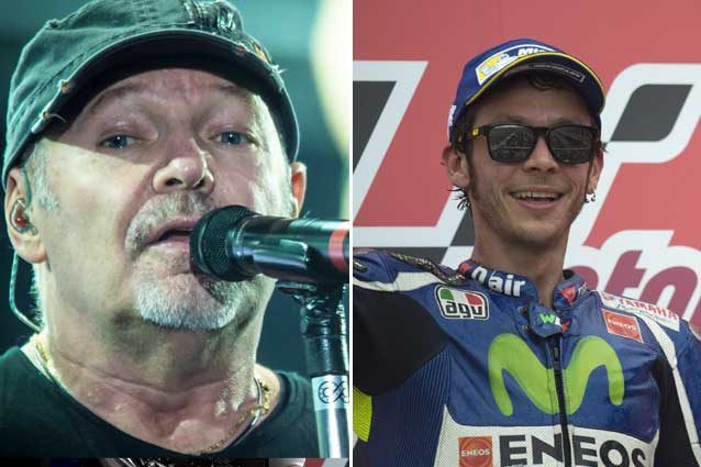 Vasco Rossi e Valentino Rossi