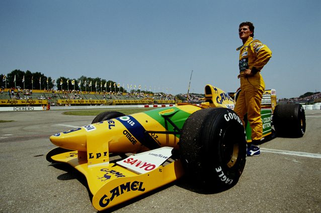 La Benetton B192 di Michael Schumacher – Getty images