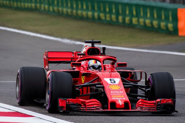 La Ferrari di Sebastian Vettel – Getty images