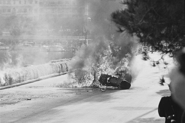 L’incidente di Lorenzo Bandini – Getty images