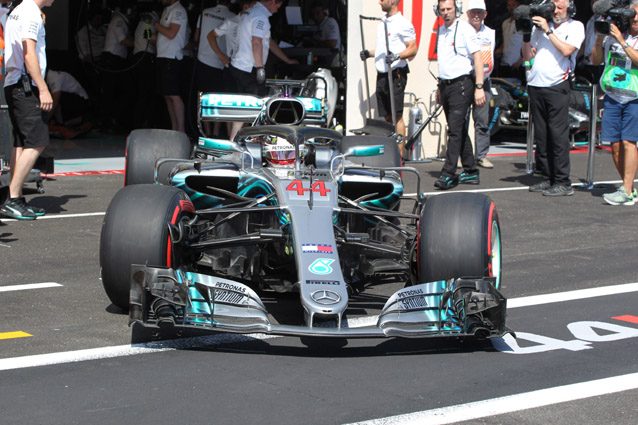 La Mercedes di Lewis Hamilton – LaPresse