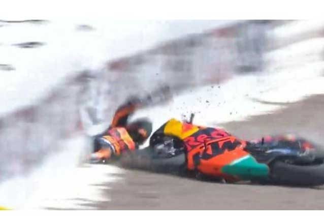 L’incidente di Mika Kallio al Sachsenring / MotoGP.com