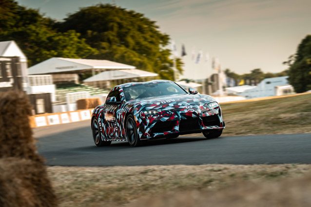 La Toyota Supra a Goodwood