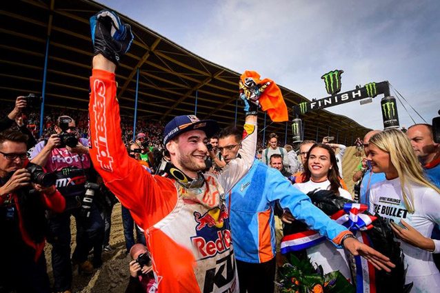 Jeffrey Herlings festeggia il primo titolo mondiale in MXGP – Foto Twitter