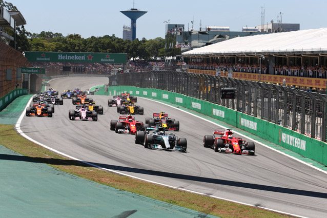 La partenza del GP del Brasile 2017– LaPresse
