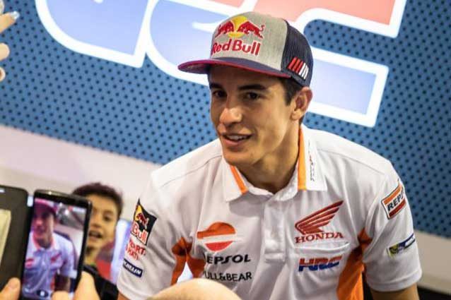 Marc Marquez all’Eicma di Milano / HRC