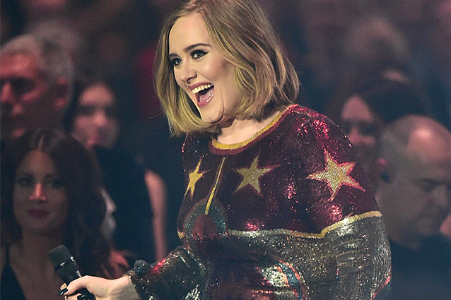 Adele ai Brit Awards 2016 (LaPresse)