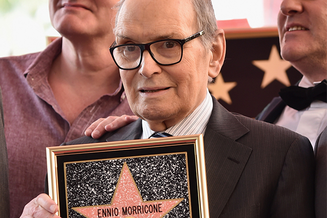 Ennio Morricone sulla Walk of Fame (Getty Images)