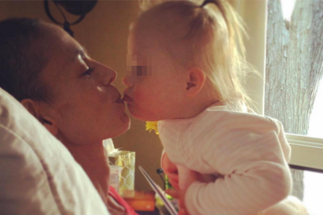Joey Feek con la figlia Indiana (via Instagram)