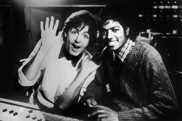 Michael Jackson e Paul McCartney dei Beatles (Getty Images)