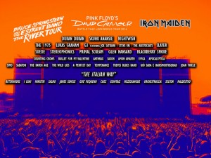 Il calendario completo del Rock in Roma 2016: Springsteen, Gilmour e Iron Maiden headliner