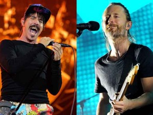 RHCP e Radiohead in testa alla classifica: il rock ancora davanti al talent