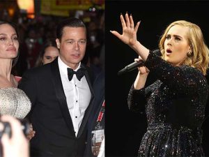 Anche Adele si dispera per il divorzio tra Brad Pitt e Angelina Jolie: "La fine di un'era"