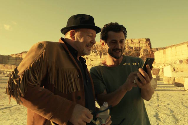 Vasco Rossi e Vinicio Marchioni (via Facebook)