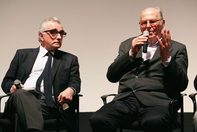 Martin Scorsese (sx) e Vittorio De Seta al Tribeca Film Festival nel 2005 (Getty Images)