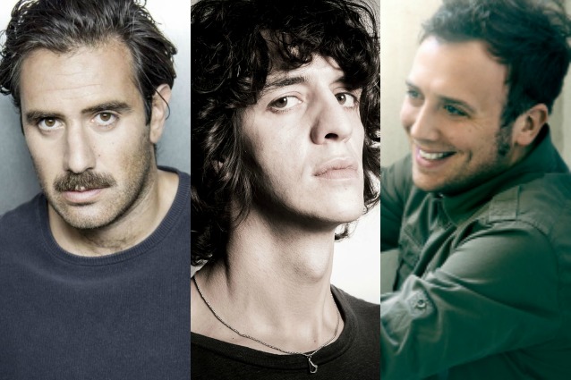 Da sx: Tommaso Paradiso dei Thegiornalisti, Motta e Raphael Gualazzi