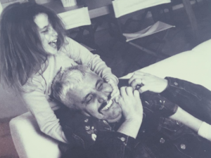 Sara e Pino Daniele (via Instagram)