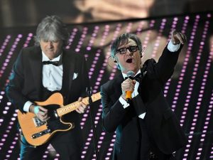 Gli Stadio, vincitori del Festival di Sanremo 2016.