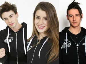 Amici 2017, chi sono Marcuzzo, Carta e Perniola, i cantanti della Squadra Blu di Elisa