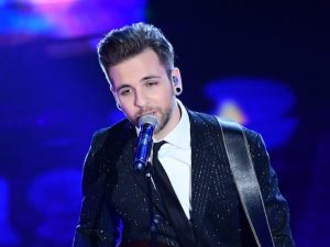 Alessio Bernabei al Festival di Sanremo (LaPresse)