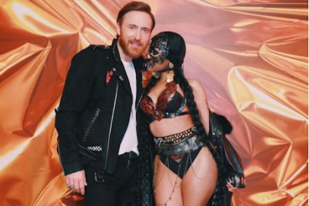 Nicky Minaj e David Guetta (via Instagram)