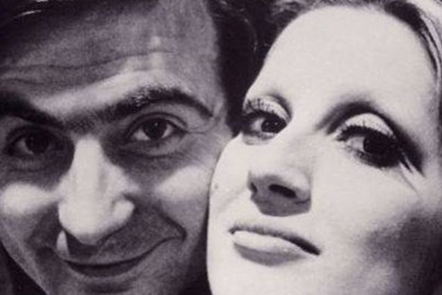 Paolo Limiti e Mina.
