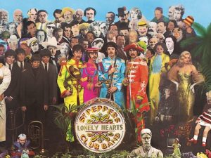 La copertina di "Sgt. Pepper’s Lonely Hearts Club Band" dei Beatles (particolare)