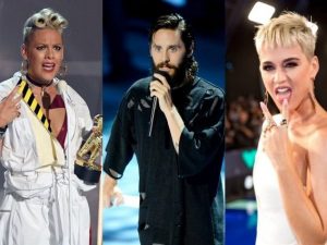 Pink, Jared Leto e Katy Perry