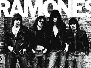 La copertina di "Ramones" (particolare)