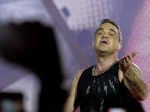 Robbie Williams in concerto (Getty Images)