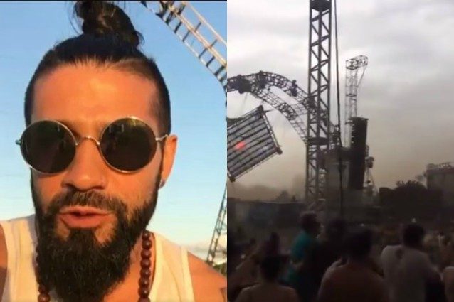 Crolla il palco durante una tempesta, Dj Kaleb muore travolto dalla struttura (VIDEO)