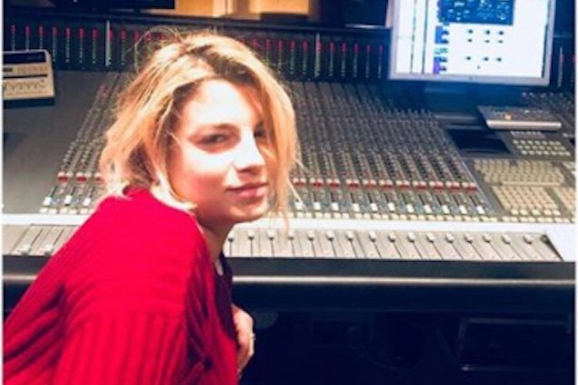 Emma in studio (via Facebook)