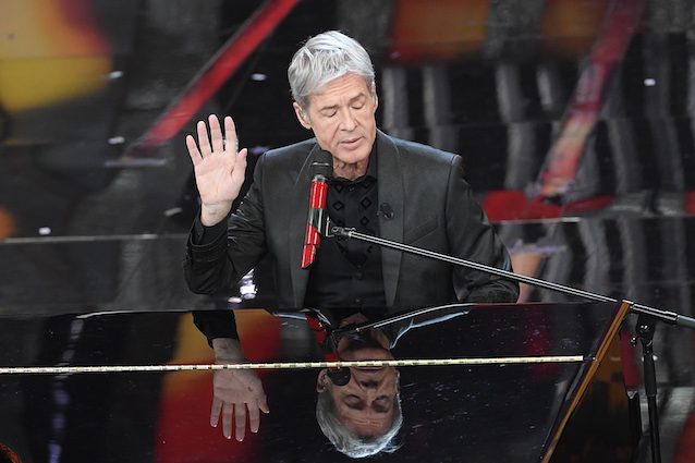 Claudio Baglioni al Festival di Sanremo 2018 (LaPresse)