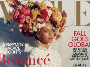 Beyoncé sulla copertina di Vogue (particolare)