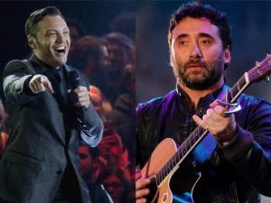 Tiziano Ferro e Federico Zampaglione dei Tiromancino
