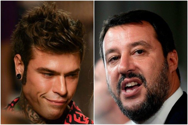 Fedez replica a Matteo Salvini: “Io ero a Ibiza e faccio il rapper, tu al Papeete ed eri Ministro”