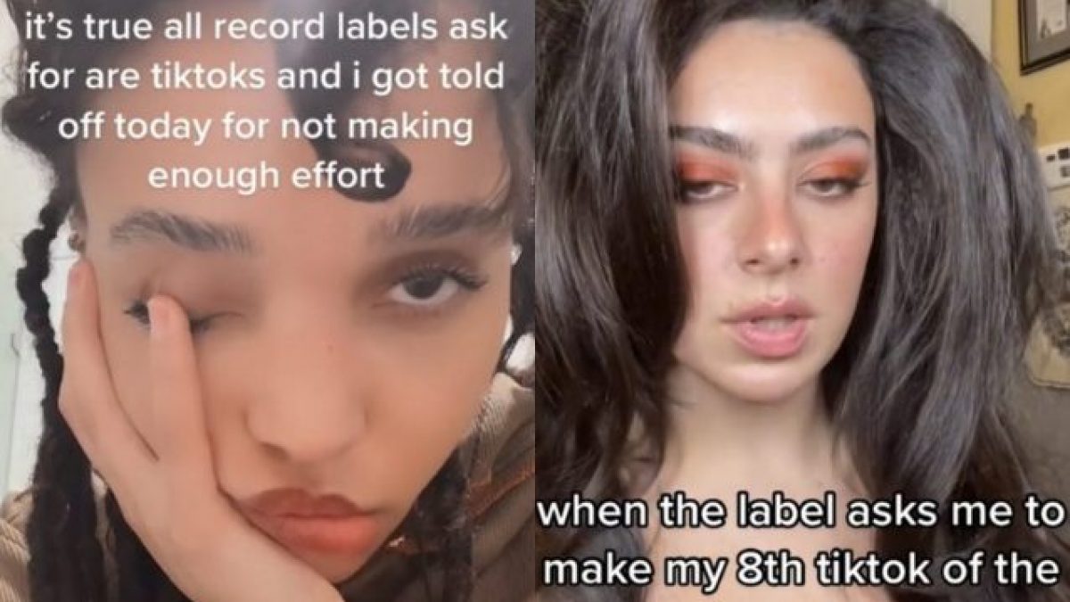Fka Twigs e Charli XCX, foto 2022 di Instagram