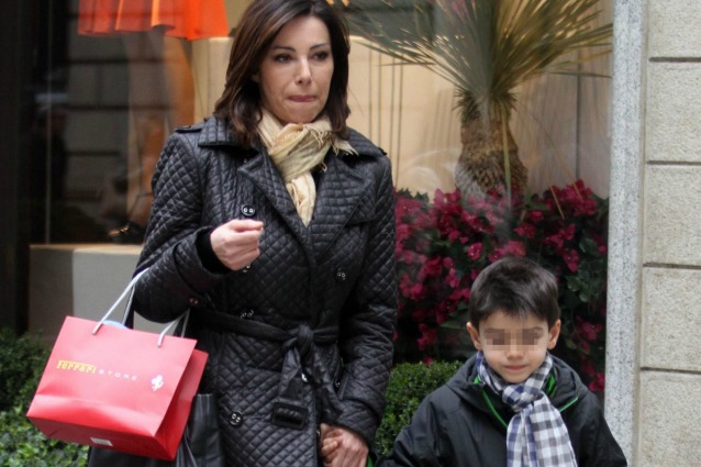 Emanuela Folliero con il figlio Andrea