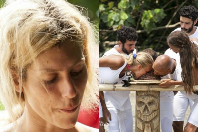 Paola Caruso perde la sfida, resta a digiuno e si allontana dal gruppo