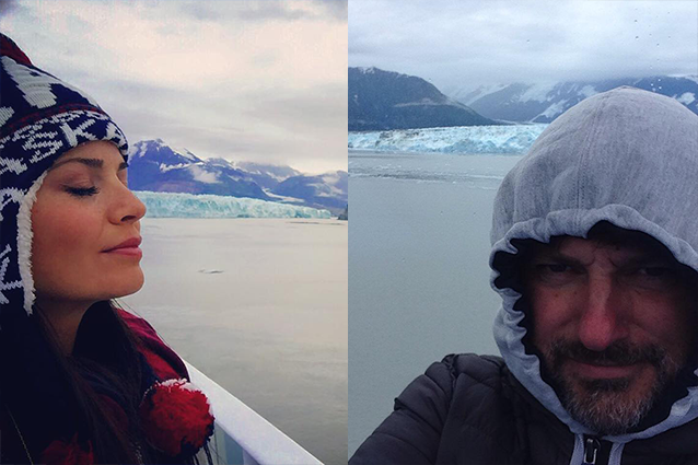 Leonardo Pieraccioni e Laura Torrisi, vacanze insieme in Alaska