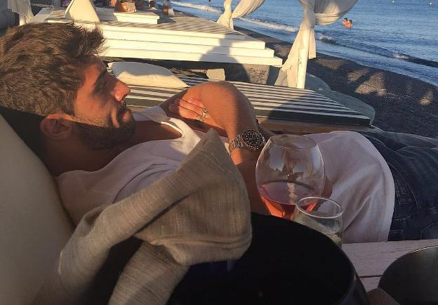 Iannone era a Santorini la scorsa settimana