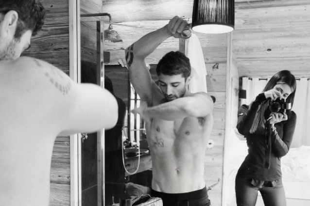 Il weekend romantico in montagna di Belen Rodriguez e Andrea Iannone