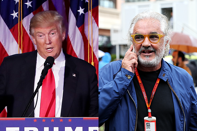 Flavio Briatore applaude l'amico Donald Trump: "I giornalisti non capiscono un c..."
