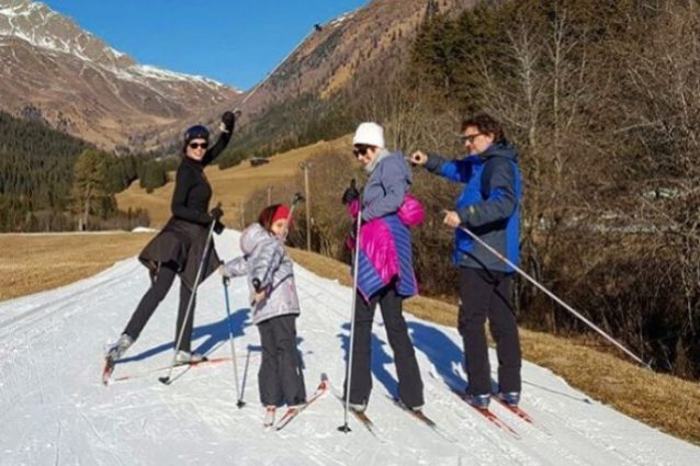 Laura Torrisi e Leonardo Pieraccioni insieme con la figlia per l'anno nuovo