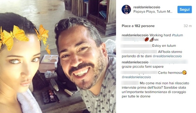 Daniela chiede aggiornamenti ai suoi followers