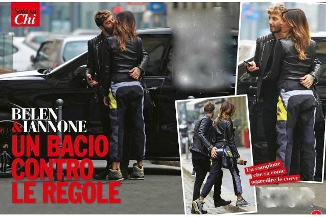 "Belén Rodriguez e Andrea Iannone sfogano la loro passione in divieto di sosta"