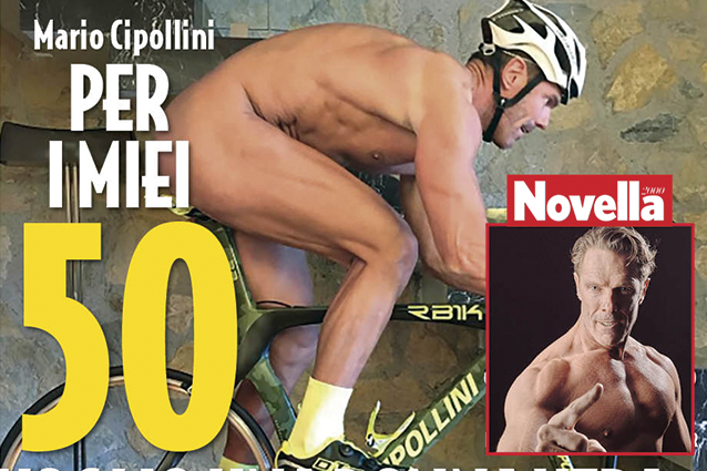 Mario Cipollini nudo in copertina: "Per i miei 50 anni voglio regalarmi una donna vera, non siliconata"